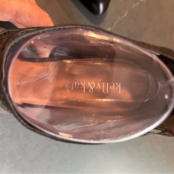 Kelly & Katie sz 9.5 black leather strappy pointy toe heels - Picture 14 of 15